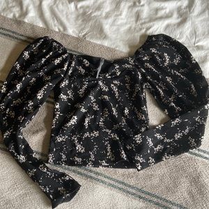 Black Anthropologie blouse